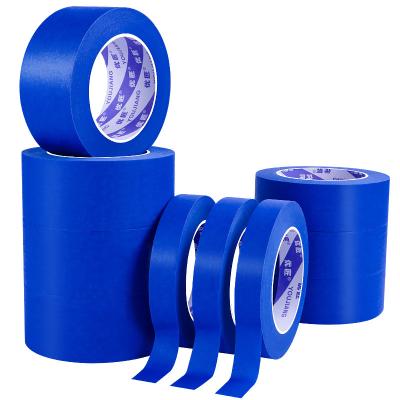 China 80mm Blue Clean Release Painters Tape Tool 3/4 Anti UV ODM for sale