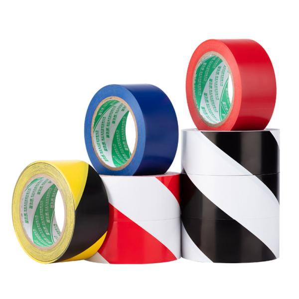 Quality White Black PVC Tape 50mm Lane Marking RoHS Certification for sale