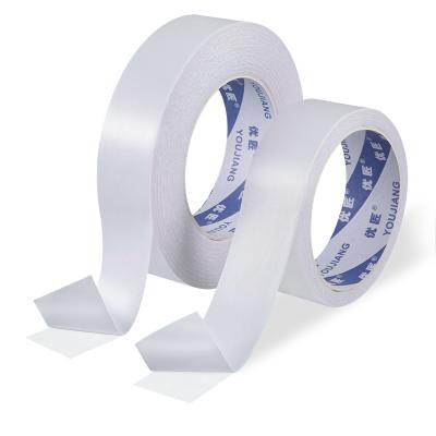 China Waterproof Double Sided Tissue Tape Sticky White 80MIC Nonwoven for sale