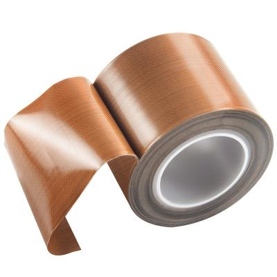 China 205gsm Fiberglass PTFE  Adhesive Tape For Electrical for sale