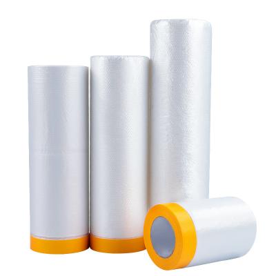 China Plastic Polycarbonate Protective Film Pre Taped For Automotive Decorating for sale