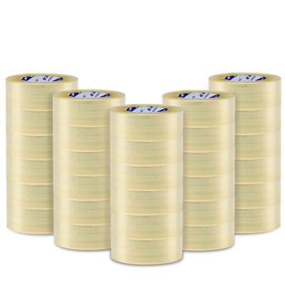 China Waterproof BOPP Bag Sealing Tape Clear BOPP Plain Tape Packaging for sale