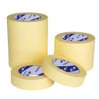 Quality Crepe Paper Masking Colored Painter's Tape Yellow 2 Inch Custom for sale