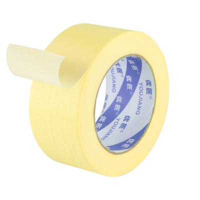 China Manufacturer 50mm Crepe Paper Masking Adhesive Tape For House Painting for sale