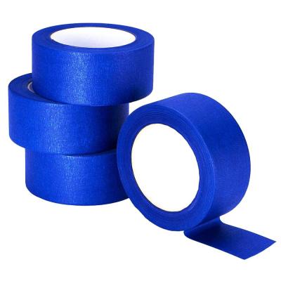 China Banda de pintura azul de uso múltiple fácil de quitar Corte de borde de acabado cinta de enmascaramiento en venta