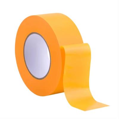 China Washi Paper Orange Masking Tape Car Painting No-Trace Adhesive Tape Walls Paint Protection en venta