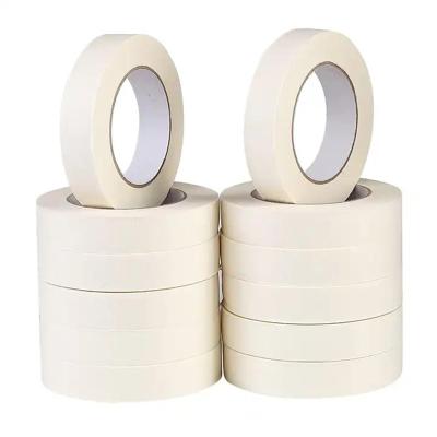 China Precision Painting White Crepe Paper Masking Tape With Pressure Sensitive Adhesive for sale
