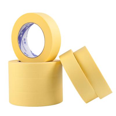 China Crepe Paper Performance Masking Tape 120 Degree Performance Temperature for sale
