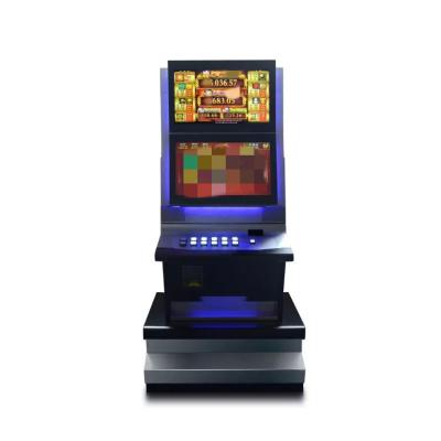 China Thickened Multilingual Skill Game Machine , Dual Screen Skill Stop Coin Pusher for sale