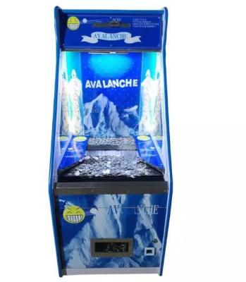 China Upright Reusable Coin Drop Machine , Multifunctional Quarter Coin Pusher for sale