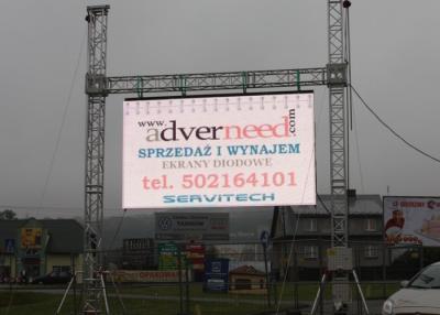 China P20 PH20 Commercial LED Display Panel , Full Color 1R1G1B Advertising LED Screen for sale