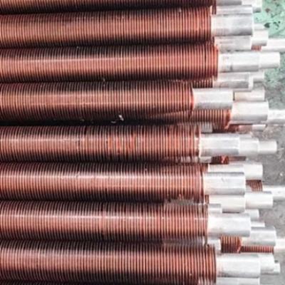 China DELLOK Copper Aluminum Composite Extruded Fin Tube for sale