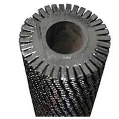 China DELLOK ASTM A106 Carbon Steel Stainless Steel Heat Exchange Serrated Fin Tube Spiral for sale