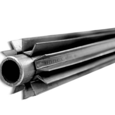 China DELLOK ASTM Carbon Steel U Shaped Longitudinal Finned Tube for sale