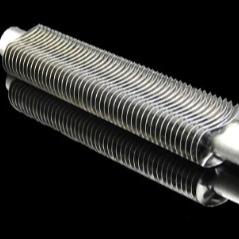 China DELLOK bobina de tubo de aleta soldada con láser para calentador de agua en venta