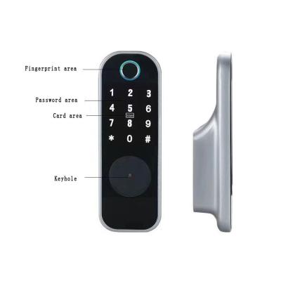 China Cerradura de borde digital multifunción Cerradura inteligente Cerradura de puerta con tarjeta de seguridad inteligente en venta
