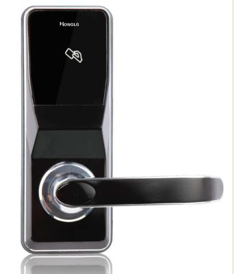 China Manual RFID Electronic Door Lock , Zinc Alloy Smart Card Hotel Lock for sale