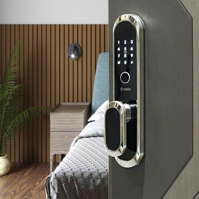 China Smart Cylinder Door Lock Fingerprint TTlock Digital Door Lock For Apartment for sale