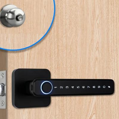 China Zinc Alloy Tuya APP Smart Lock Password Keyless Electronic Home Door Lock for sale