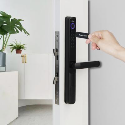 China Clave de apartamento contraseña Cerradura inteligente, App Cerradura digital de huellas dactilares en venta