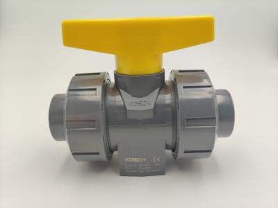 China PVDF 2 Inch Plastic Ball Valves With Standard Design ISO 5211 for sale