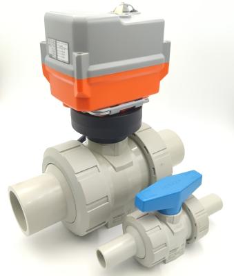 China JP Connection Standard Plastic PVC Shut Off Valve with CE Certified for sale