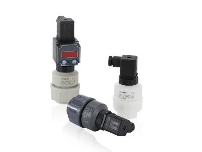 China ODM Industrial Pressure Transmitter Sensor PVC-U Medium Wetted Parts for sale