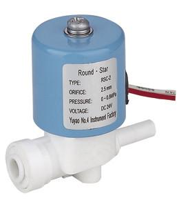 China Custom 2L Mini RO Water Machine Plastic Solenoid Valve With Quick Connector for sale