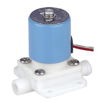 China PP Normally Closed RO Solenoid Valve Direct Acting For Water / Hot Water for sale