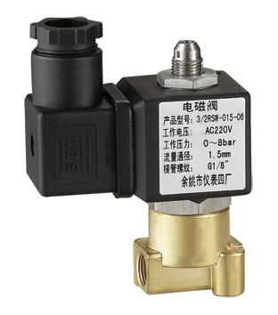 China Direct Acting 1/8＂Brass Solenoid Valve , 2.5MM Micro Solenoid Valves 3 Way for sale