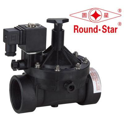 China 3/4＂20MM Plastic Magnetic Latching Solenoid Pilot Operated For Water / Gas / Air for sale