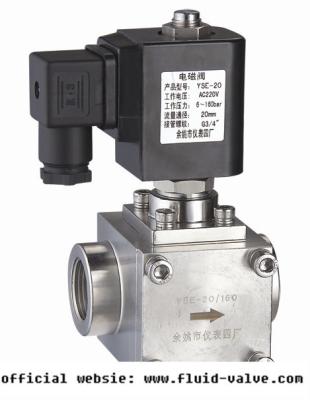 China Stainless Steel High Pressure Solenoid Valve for sale