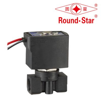 China Plastic PA66 NC Mini Solenoid Valve Two Way Direct Acting 3MM AC220V / 230V for sale