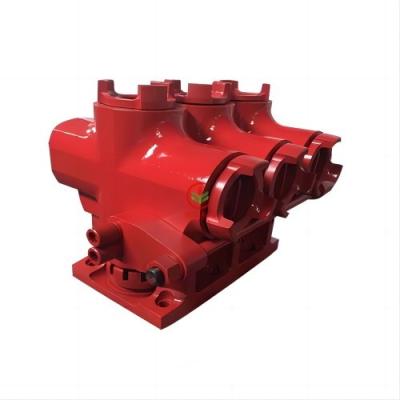 China HT400 Plunger Pumps Fluid End Three Piece Forged Steel Made for sale