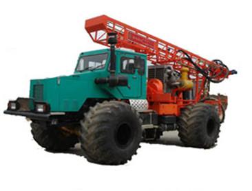 中国 上ドライブ6x6シャーシのバギー200mのトラックによって取付けられる掘削装置 販売のため