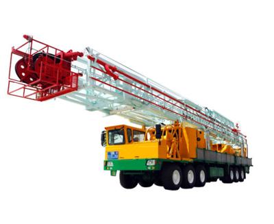China profundidad del motor diesel 2000 plataformas de perforación montadas camión del metro en venta
