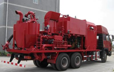 China 45MPa 2100L/MIN Oilfield Cement Truck For Gas Oil Well for sale