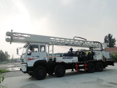 China COMMINS Diesel Engine 400m 6X6 Truck Mounted Drilling Rig for sale