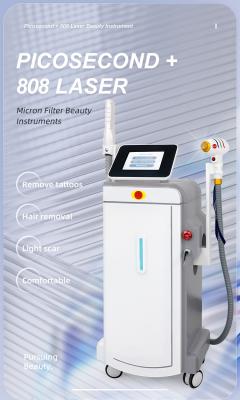 China 2 In 1 Laser Tattoo Removal Machine 808 Diode Laser 10bar 12bar for sale