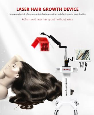 China máquina de alta frequência do crescimento do cabelo do laser 650nm multifuncional à venda