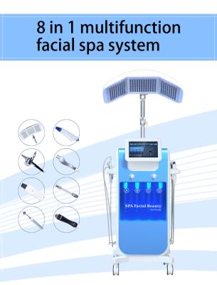 China 8 In 1 Multifunction Ultrasound Face Skin Tightening Machine 100Kpa for sale