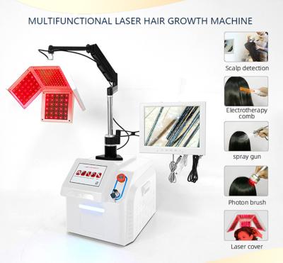 China 650nm Galvanic Nti Hair Growth Therapeutic Laser Hair Growth Machine 50Hz for sale