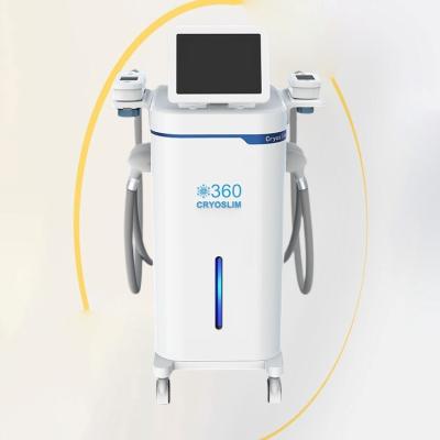China 4 Handles Cryolipolysis 360 Portable Fat Freezing Machine 1600W for sale