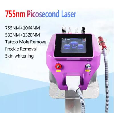 China ND YAG Pico Laser Picosecond Tattoo Removal Machine 755nm 808nm for sale