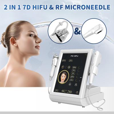 China 2 In 1 Face Lifting 7d Hifu Machine RF Skin Tightening Machine for sale