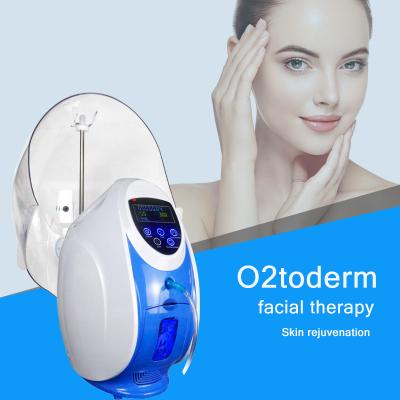 China O2toDerm Dome Mask Oxygen Machine Spray Jet Peel Facial Skin Rejuvenation for sale