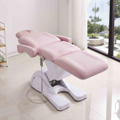 China Beauty Salon Funiture Facial Bed Electric Adjustable Tattoo Beauty Massage for sale