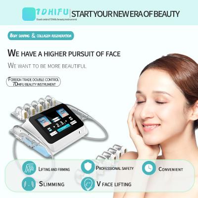 China Kommerzielle 7D HIFU Beauty Machine Gesichtsfaltenbehandlung zu verkaufen