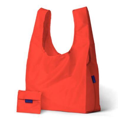 China Red Polyester Custom Tote Bags With Two Soulder Strap / Embroidery Logo for sale