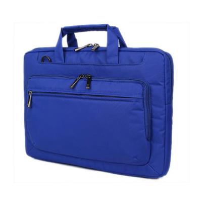 China Portable 17 Inch Padded Laptop Bag Plain Color Outside Pockets For Accessories for sale